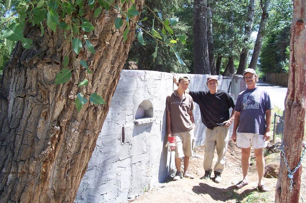 The TAOS Distillery Gardens
The wall team on the outside of the wall
